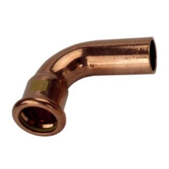 Łuk nyplowy 90° zaprasowywany do gazu